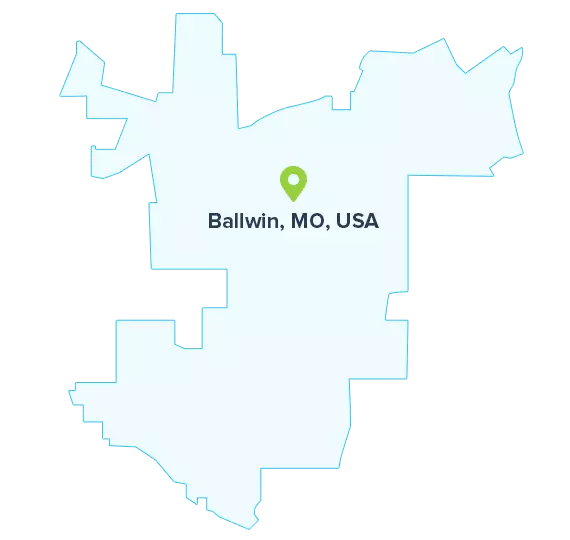 Ballwin-map