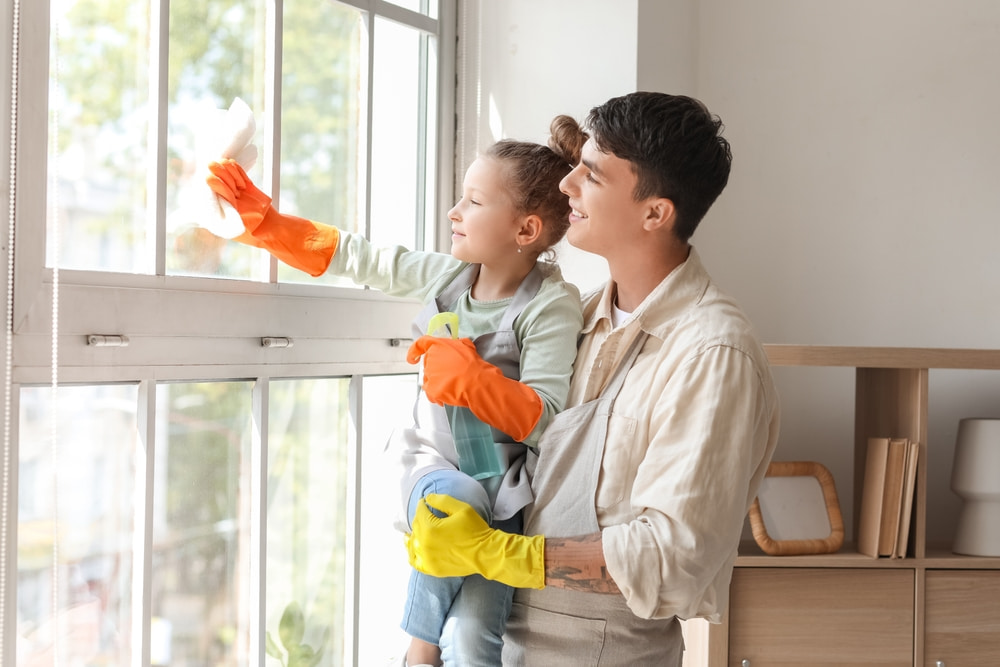 How do busy parents keep their house clean