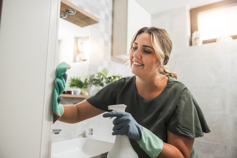 What are common bathroom cleaning mistakes
